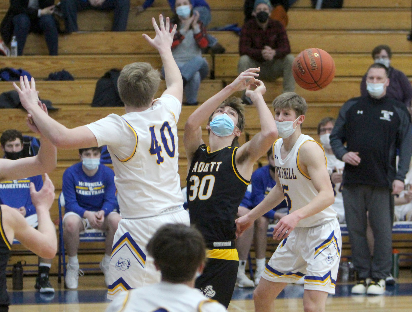 Cadott at McDonell boys basketball 1-18-21